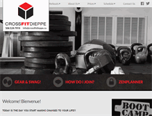 Tablet Screenshot of crossfitdieppe.ca